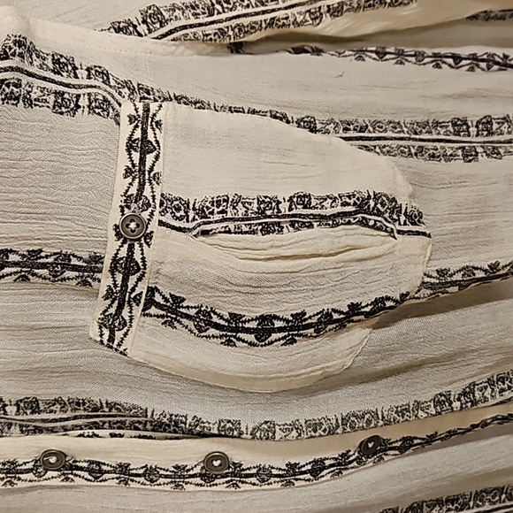 Free People Button Up Blouse - Picture 2 of 13